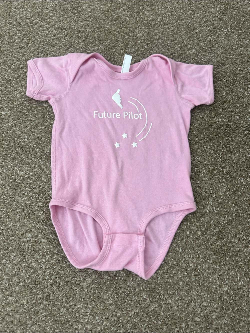 Future pilot pink onesie - new